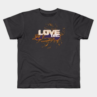 Love Inc - Cream/Orange Kids T-Shirt